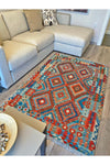 RUGSMODERN Cotton Pamuklu Çok Renkli Otantik Ve Etnik Desenli Kilim 505 4