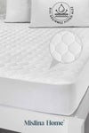 Mislina Home Quilted Cotton Fitted Full Edge Waterproof Baby Child Mattress Protector 1