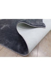 Sarar Non-Slip Base Special Cut Rabbit Fur Anthracite Plush Carpet Runner 3