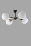 Chandelier Venüs 4 Lü Beyaz Camlı Avize White 846STL2939 3