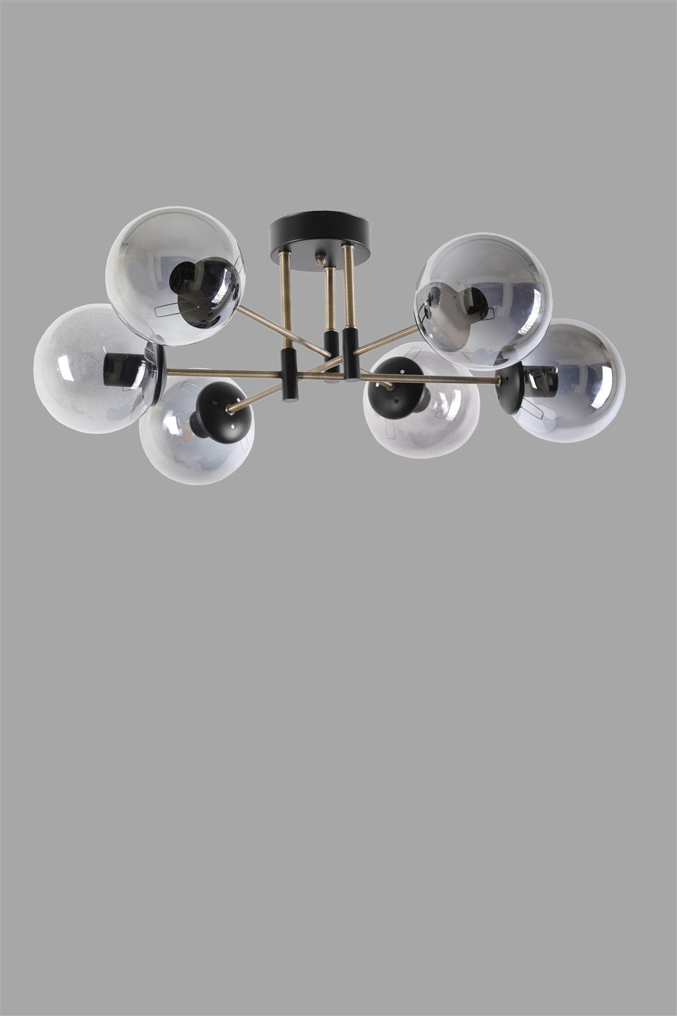 Chandelier Dolunay 6 Lı Siyah Füme Camlı Avize Black
Fume 846STL2948 3