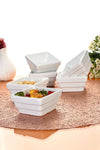 EvimSepette 6 Pieces Square Bowl Queen Series Snack/Sauce/Jam 1