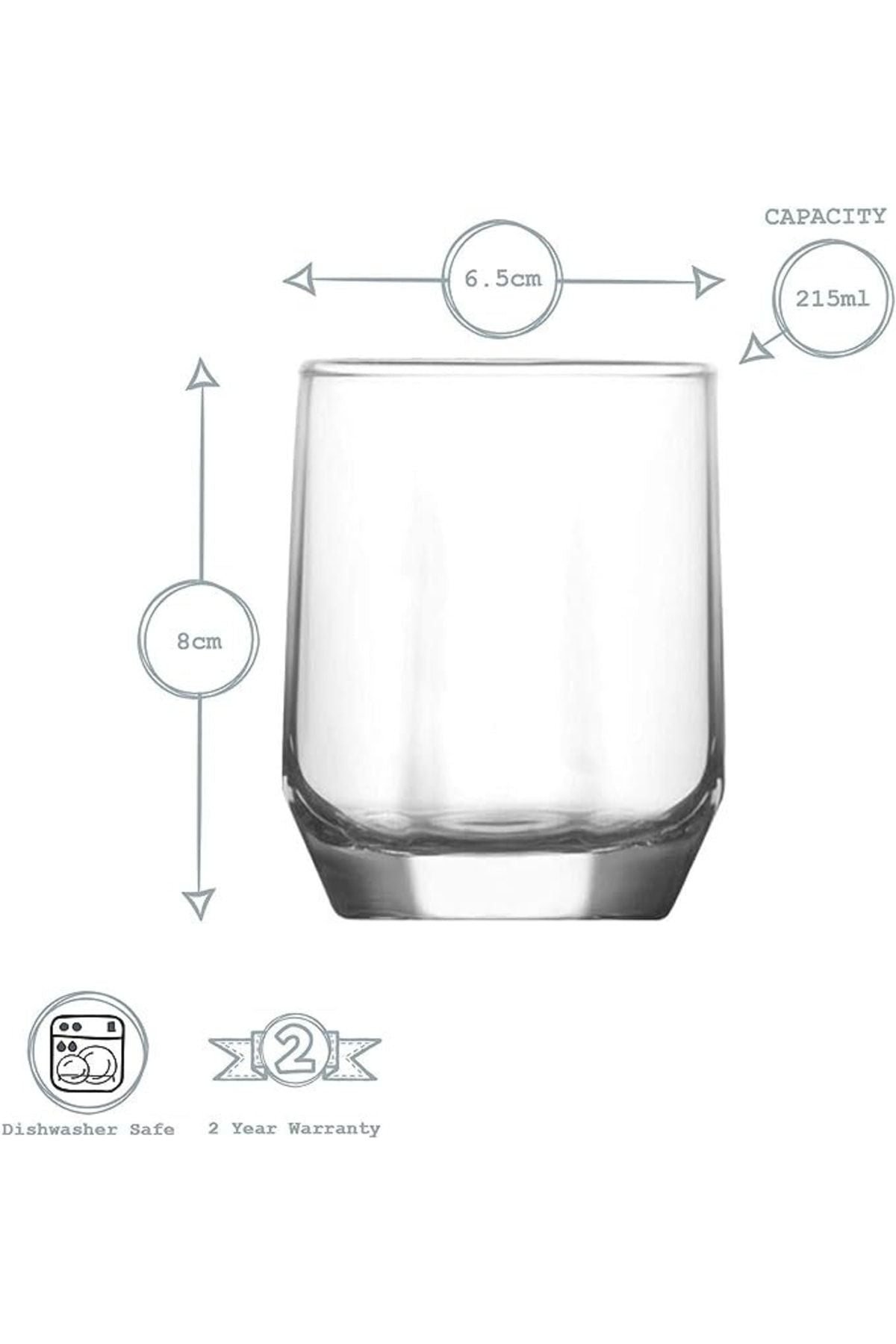 Lav Diamond 6-Piece Water Glass Set 4