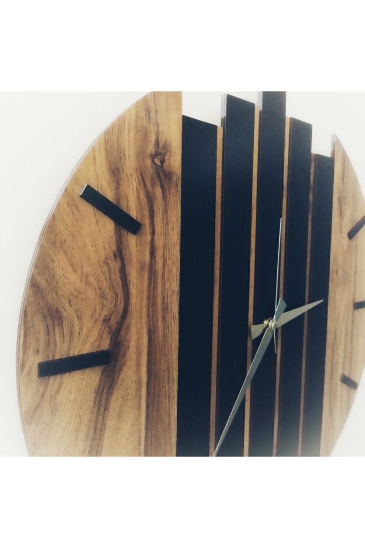 Decor Polo Modern Wooden Wall Clock 35cm 2