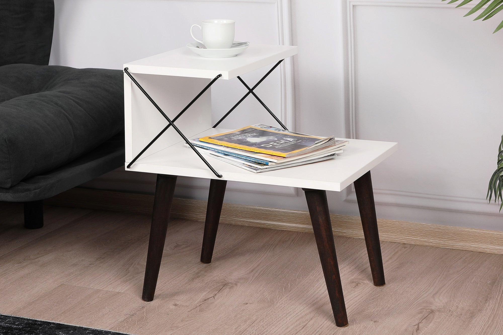 Nightstand Cross - White White 854KLN3308 2