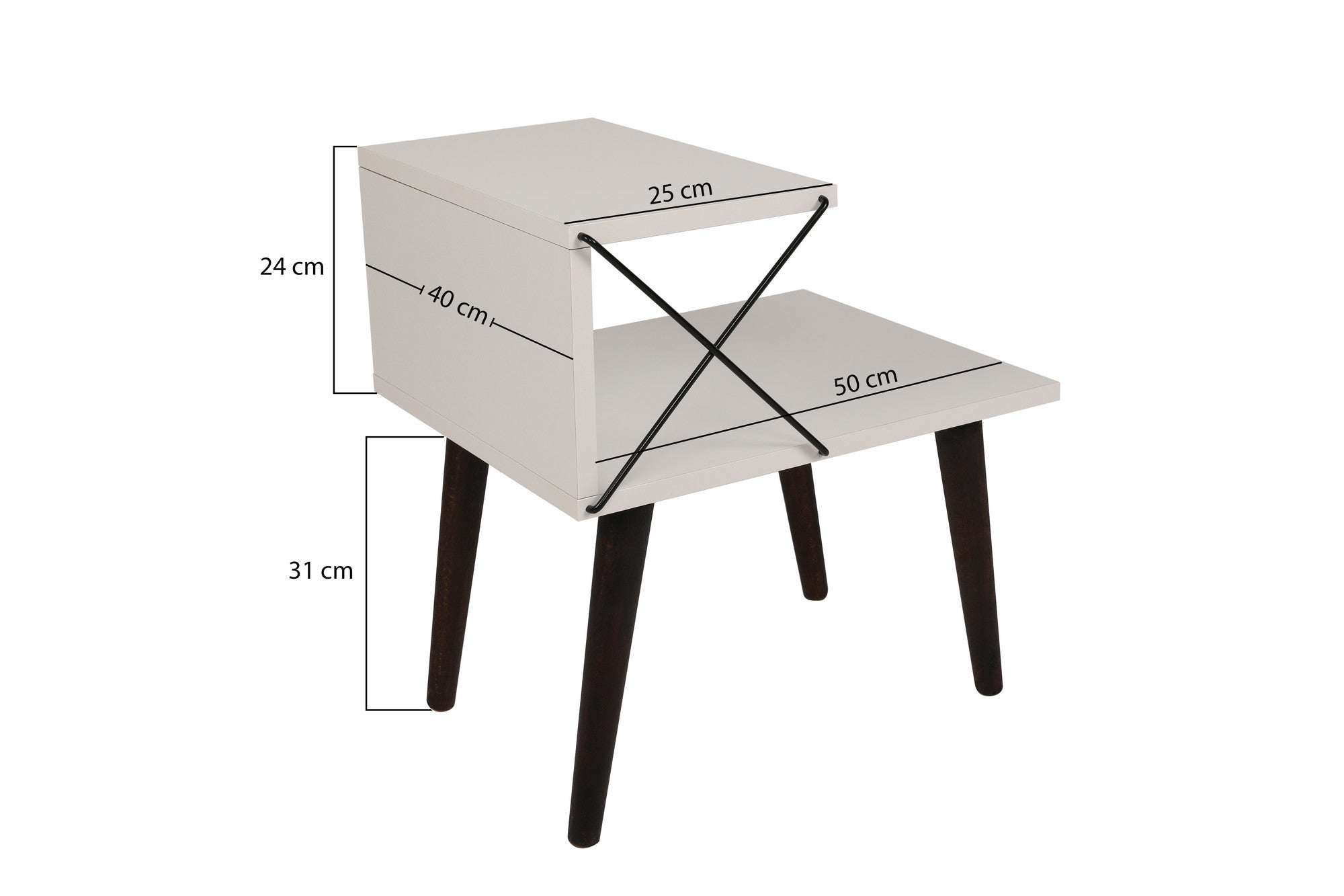 Nightstand Cross - White White 854KLN3308 9