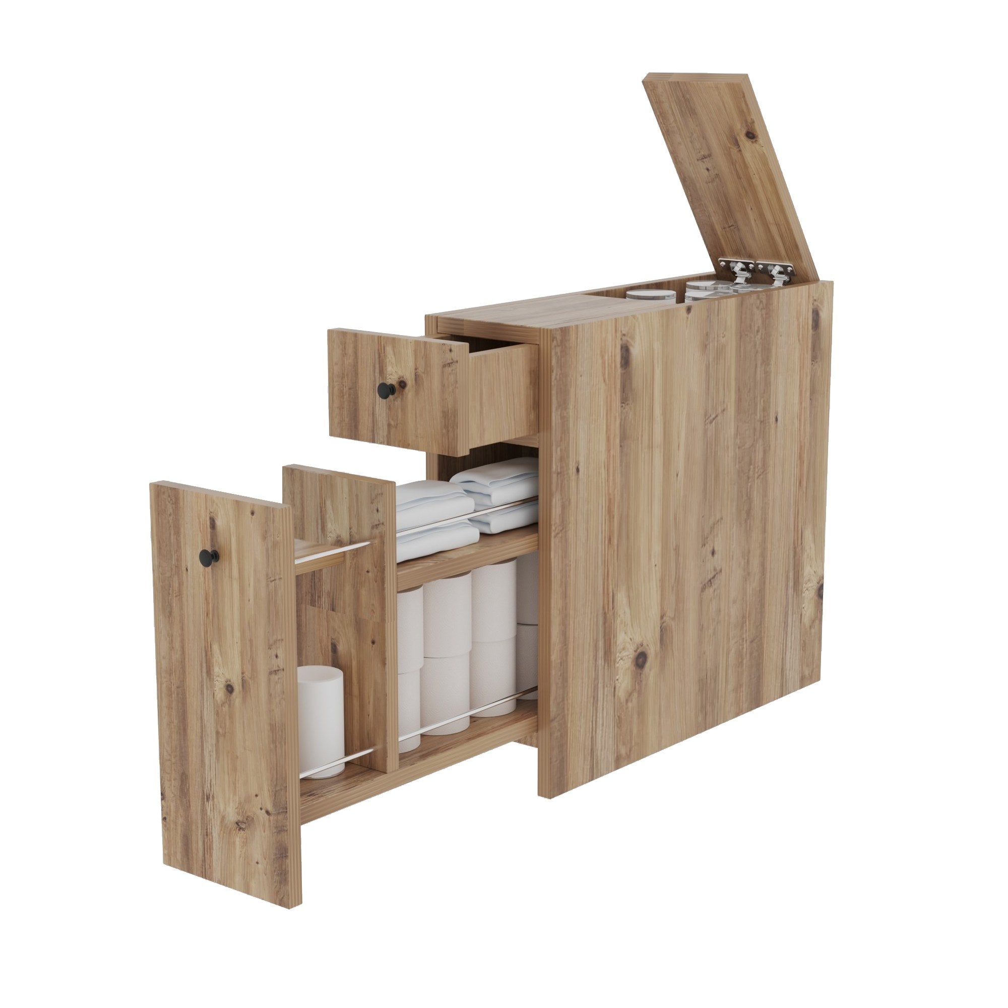 Bathroom Cabinet Calencia - Oak Oak 854KLN3908 9