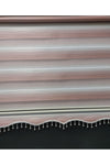 Yagmur Zebra Soft Powder Pink Cream Transition Beaded Zebra Roller Blind 4