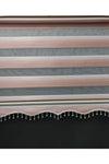 Yagmur Zebra Soft Powder Pink Cream Transition Beaded Zebra Roller Blind 5