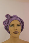 Ender Home Towel With Bow Hair Drying Cap Elastic Head Hair Drying Towel 1