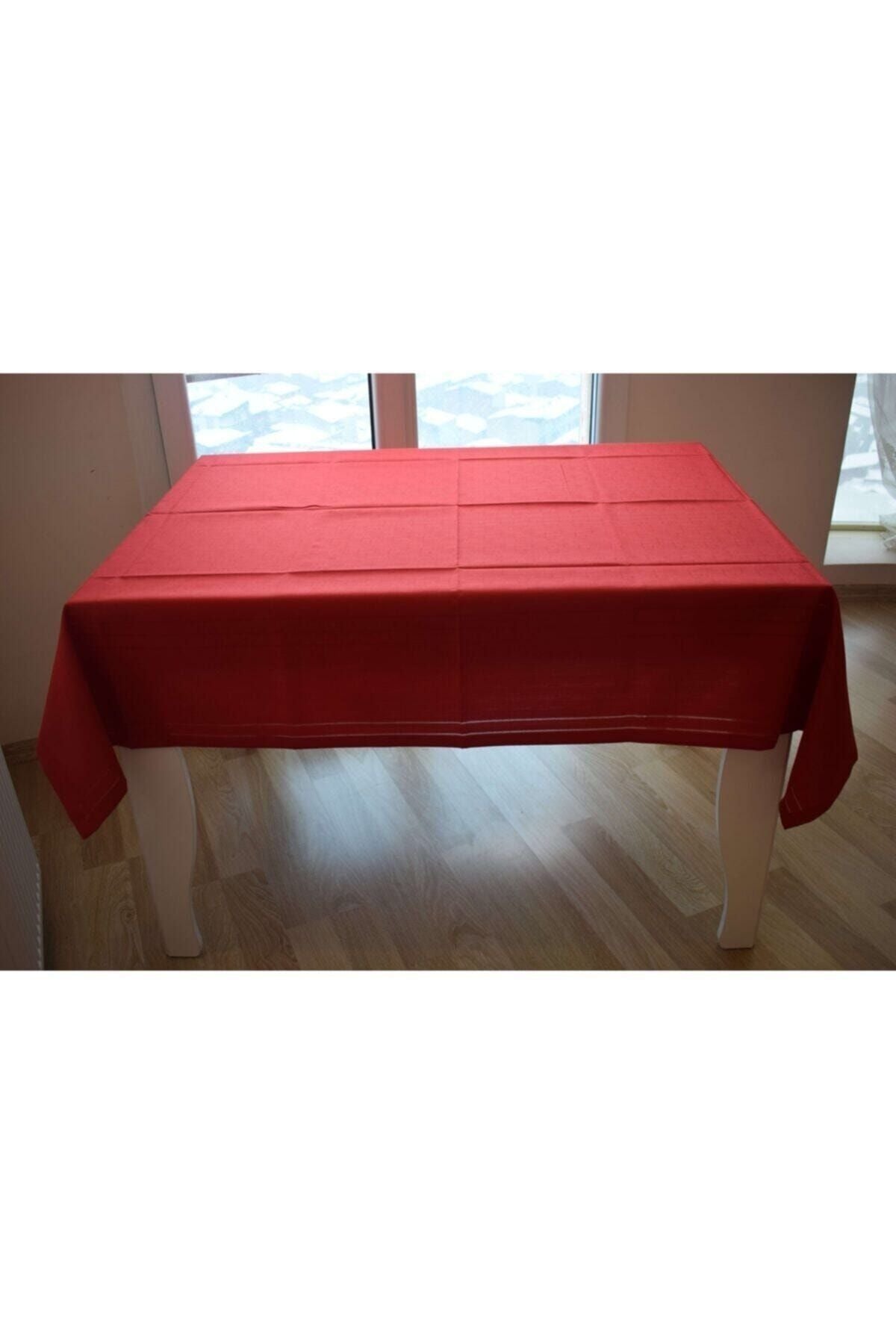 TOPRAK COLLECTION Red Colber Tablecloth 2