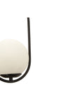 Apliqa Lorin Single Black Pendant with White Glass Modern Pendant for Kitchen and Living Room 4