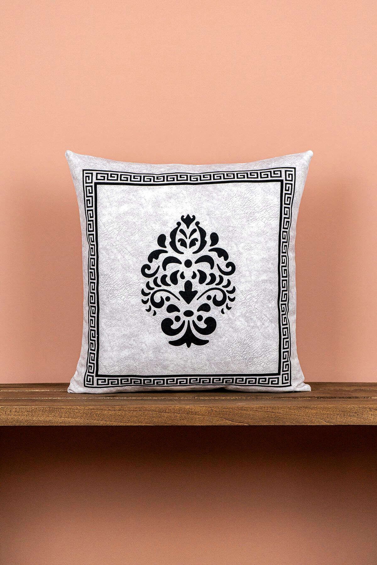 Cango Home Double-Sided Digitally Printed Letter Cushion Cover E Letter 2