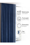 Perle Home Daily Series Sapphire Color Curtain 150x260 4