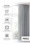 Perle Home Daily Series Light Gray Ada Curtain 5