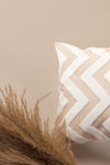 HAMUR Bohem Special Design Punch Pattern Decorative Pillow Cover Line Beige 1