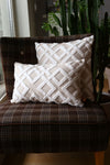 HAMUR Boho Special Design Punch Pattern Decorative Pillow Cover Mila Beige 7