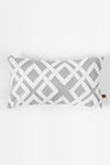 HAMUR Bohem Special Design Punch Pattern Decorative Rectangular Cushion Cover Mila Gray 4