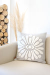 HAMUR Boho Special Design Punch Pattern Decorative Pillow Cover Boho Gray 1