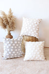 HAMUR Bohem Special Design Punch Pattern Decorative Cushion Cover Point Ecru 3