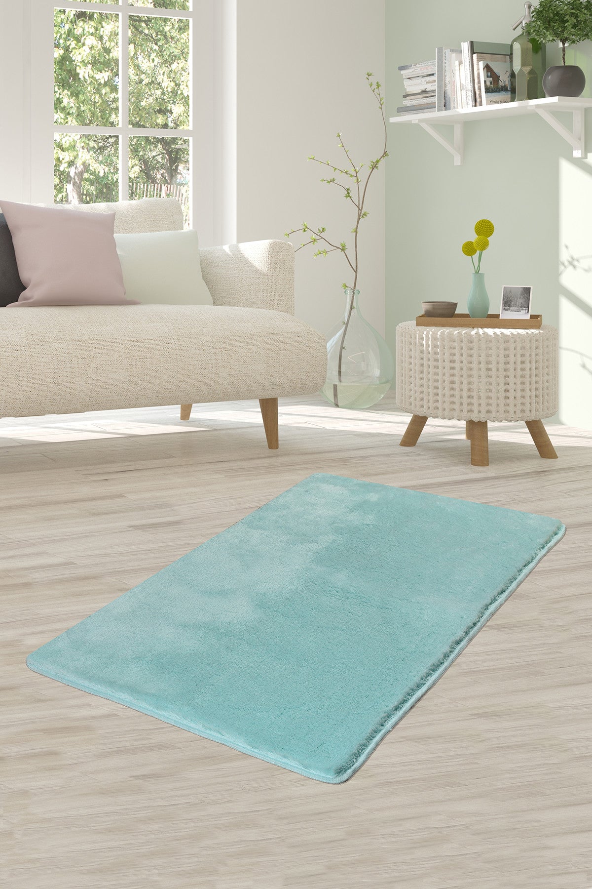 Acrylic Carpet (70 x 120) Milano - Mint Mint 882CHL1022 1