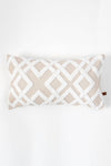 HAMUR Bohem Special Design Punch Pattern Decorative Rectangular Pillow Cover Mila Beige 4