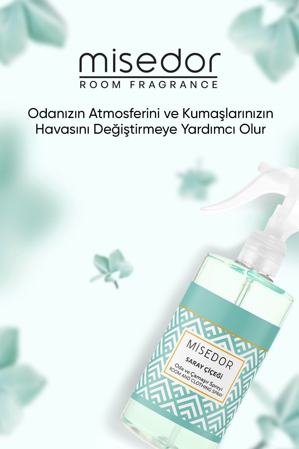 Misedor Saray Çiçeği Room Fragrance and Laundry Perfume 330 ml 3