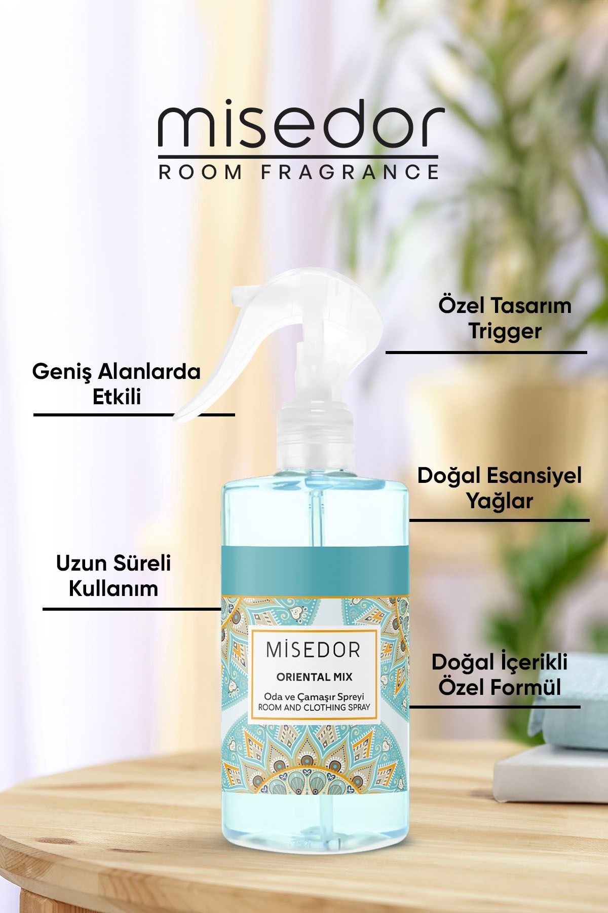 Misedor Oriental Mix Room and Laundry Perfume 330 ml 5