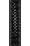 Viva Home Non-Slip Base Runner Rug Morocco Black Ar315 2