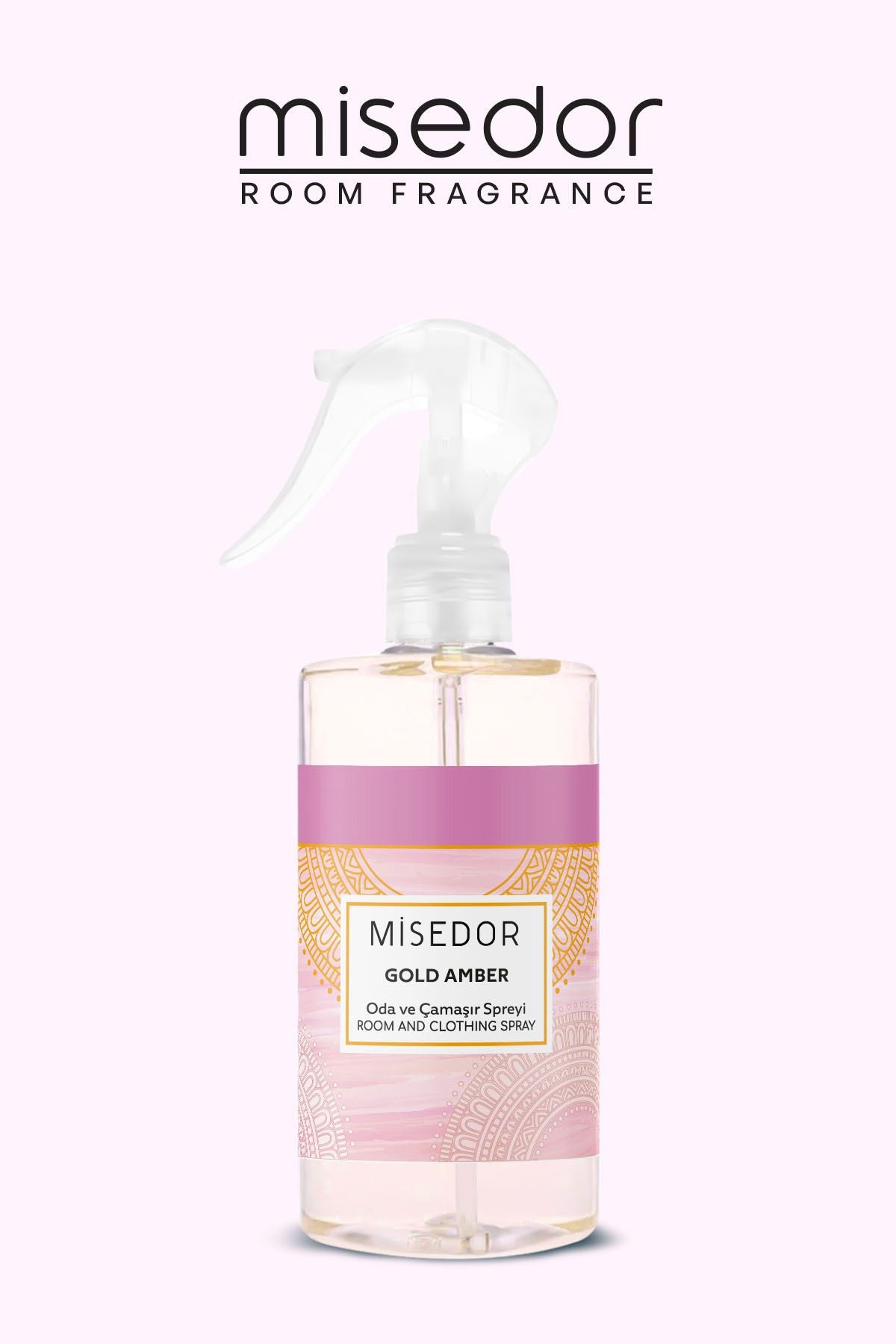 Misedor Gold Amber Room Fragrance And Laundry Perfume 330 Ml 2