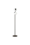 Apliqa Velar Black White Glass Modern Design Metal Floor Lamp 3