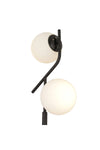 Apliqa Velar Black White Glass Modern Design Metal Floor Lamp 4