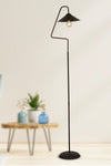 Apliqa Helga Black Modern Design Retro Metal Floor Lamp 1