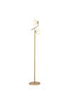 Apliqa Velar Antique White Glass Modern Design Metal Floor Lamp 3