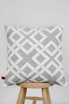 HAMUR Bohemian Special Design Punch Pattern Decorative Pillow Cover Mila Gray 4