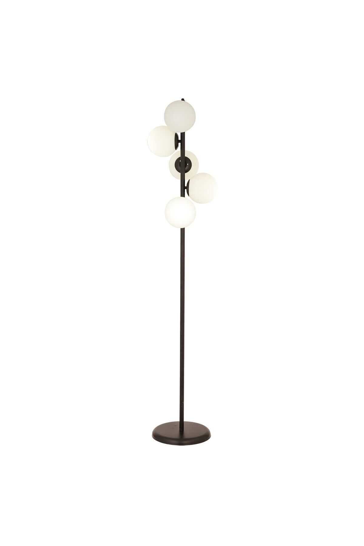 Apliqa Uzel 5Li Black Modern Design Metal Floor Lamp 2