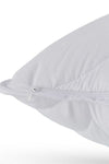 SUVAY Quilted Pillow Protector 6-Pack Cotton Zippered Quilted Pillowcase 3