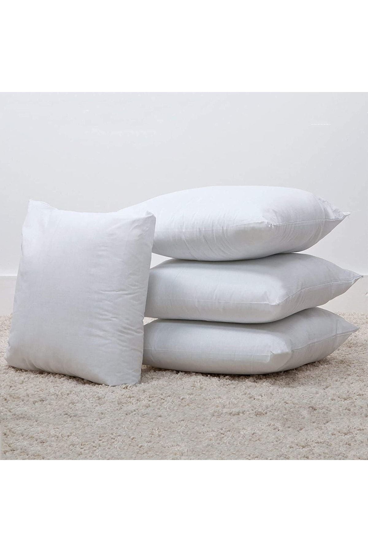 UYKUPEREST Pillow Insert Cushion Pillow - Low Model Pillow - Set of 4 2