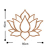 Decorative Metal Wall Accessory Lotus Flower 1 - Copper Copper 891TNL1621 3