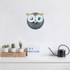 Decorative Metal Wall Accessory Owl 3 - Silver Multicolor 891TNL1740 1