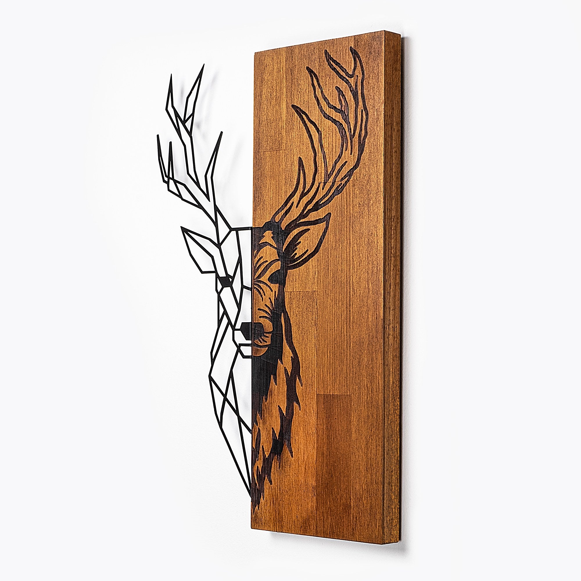 Decorative Wooden Wall Accessory Red Deer 1 Walnut
Black 891TNL2350 5