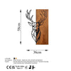 Decorative Wooden Wall Accessory Red Deer 1 Walnut
Black 891TNL2350 7