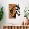 Decorative Wooden Wall Accessory Horse 1 Walnut
Black 891TNL2371 1