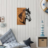 Decorative Wooden Wall Accessory Horse 1 Walnut
Black 891TNL2371 3