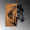 Decorative Wooden Wall Accessory Horse 1 Walnut
Black 891TNL2371 4