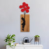 Decorative Wooden Wall Accessory Banksy - 17 Walnut
Black 891TNL3150 5