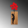 Decorative Wooden Wall Accessory Banksy - 17 Walnut
Black 891TNL3150 6