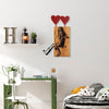 Decorative Wooden Wall Accessory Banksy - 18 Walnut
Black 891TNL3151 3