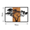 Decorative Wooden Wall Accessory Acacia Tree - 388 Walnut
Black 891TNL3153 7