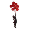 Decorative Metal Wall Accessory Banksy - 11-1 Red
Black 891TNL3271 6